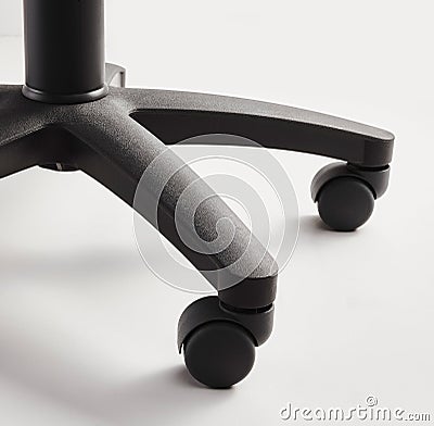 Black office swivel chair Stock Photo
