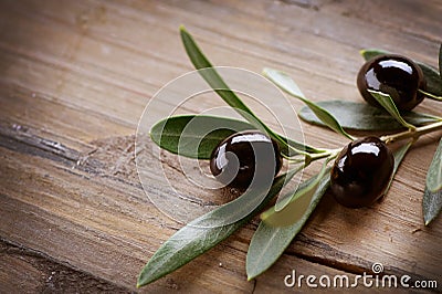 Black Olives Stock Photo