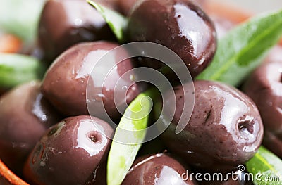Black olives Stock Photo