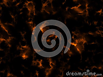 Black and orange dark fantasy alien surface Stock Photo