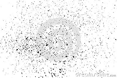 Black paint spray vector texture. Splatter pattern Vector Illustration