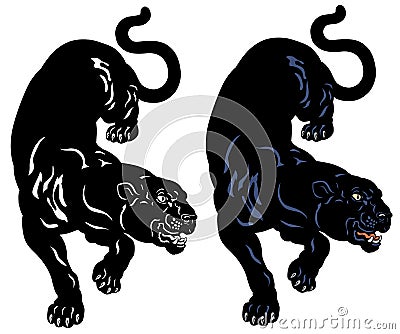 Black panther Vector Illustration