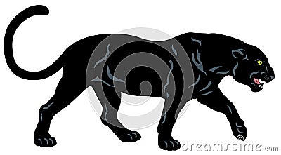 Black panther Vector Illustration