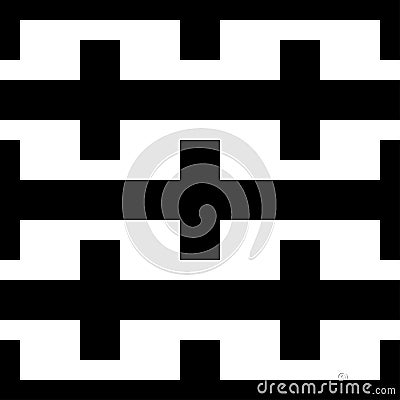 Black pattern design modern in modern style. Vector design art Stock Photo