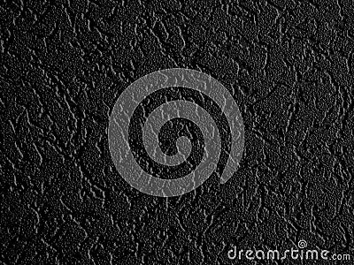 Black pattern textured leather background close up. Stock Photo