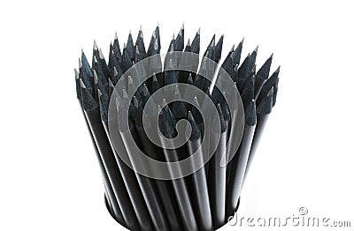 Black Pencils Stock Photo