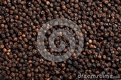 Black pepper background Stock Photo