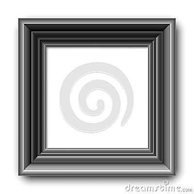 Black Picture Frame Vector Illustration