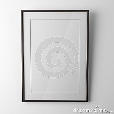 Black picture frame Stock Photo