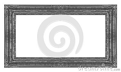 Black picture frame Stock Photo