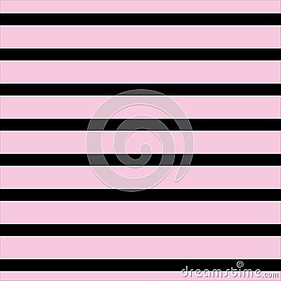 Black and pink horizontal stripes pattern seamless vector Vector Illustration