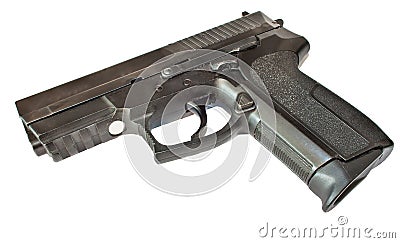 Black pistol Stock Photo