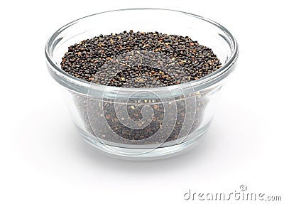 Black Quinoa Stock Photo