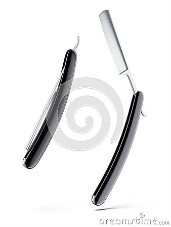 Black Razor Stock Photo