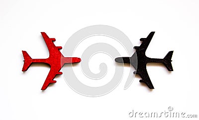 Airspace Traffic Stock Photo