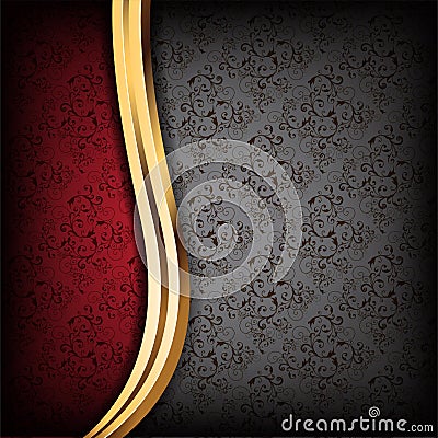 Black and Red Luxury Background Stock Photo