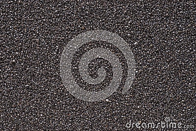 Black sand extremal close up Stock Photo