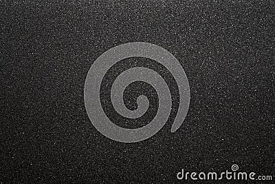 Black sandpaper texture Stock Photo