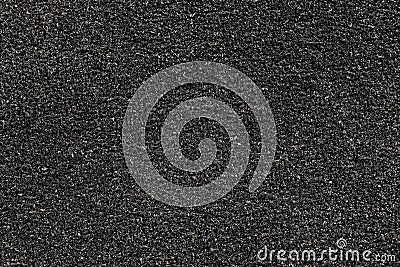 Black Sandpaper Texture. Stock Photo