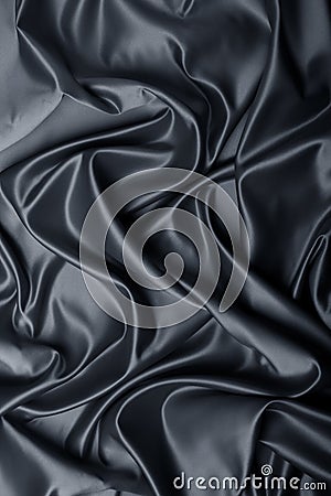 Black satin Stock Photo