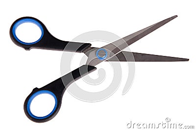 Black scissors Stock Photo