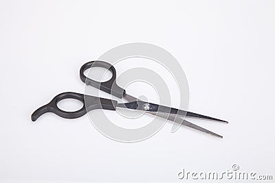 Black scissors Stock Photo