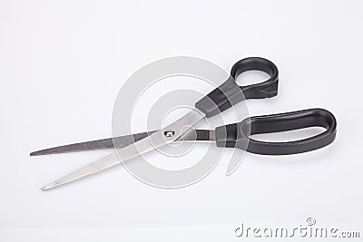 Black scissors Stock Photo