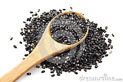 Black sesame Stock Photo