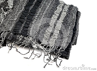 Black shawl Stock Photo