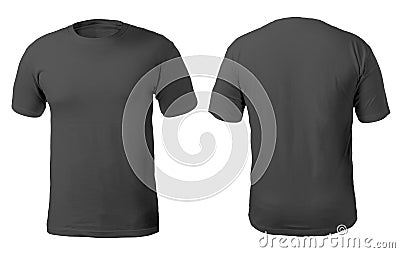 Black Shirt Design Template Stock Photo