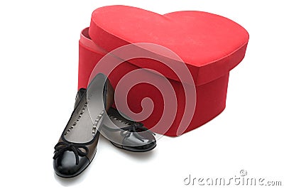 Black shoes Stock Photo