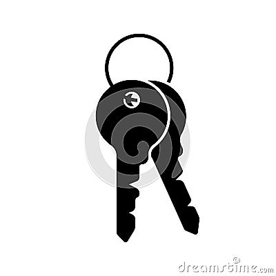 Bunch of Keys Vector Illustration