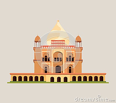 India landmarks design Vector Illustration