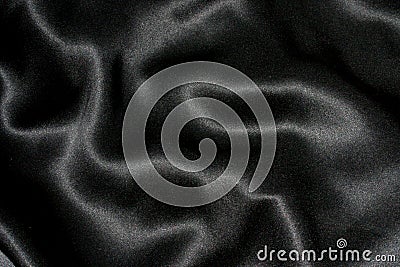 Black Silk Stock Photo