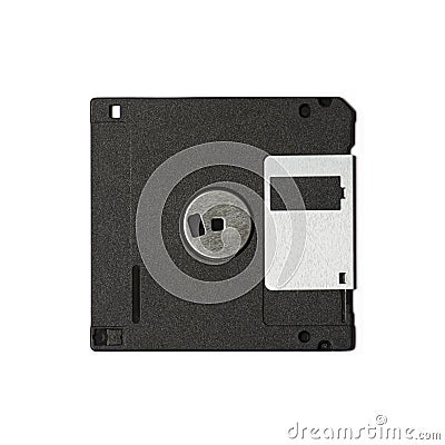 Black and silver floppy disk Stock Photo