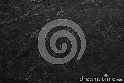 Black slate stone plate background Stock Photo