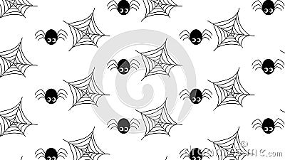 black spider, halloween celebration, autumn holiday Stock Photo