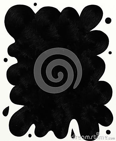 Black splodge background Stock Photo