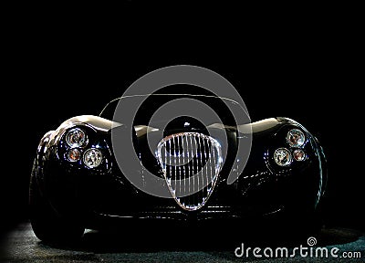 Black Sportscar Stock Photo