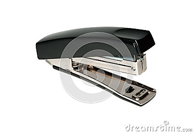 Black stapler Stock Photo
