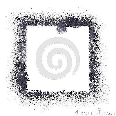 Black stencil frame Cartoon Illustration