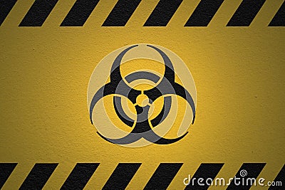 Danger Biohazard sign Stock Photo