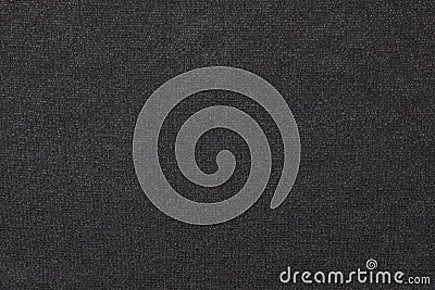 Black synthetic fabric texture background pattern Stock Photo