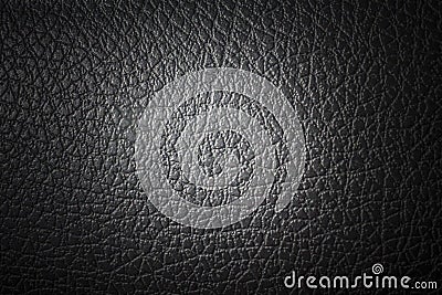 Black synthetic leather Stock Photo