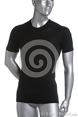 Black T-shirt Stock Photo