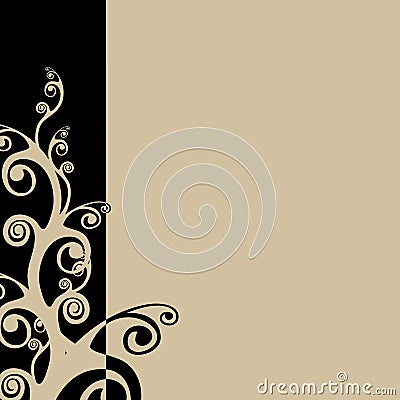 Black & Tan Stock Photo