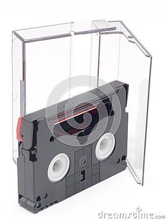 Black Tape with box Stock Photo