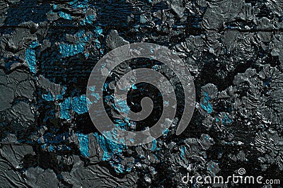 Abstract black oil tar texture as background Stock Photo