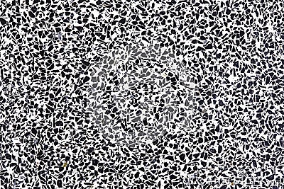 Black Terrazzo floor Stock Photo