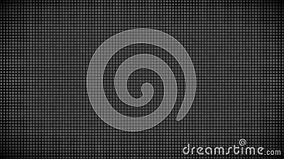 Black texture. Pixel pattern. Small rectangle grid background. Gray digital surface. Technology concept Vector Illustration